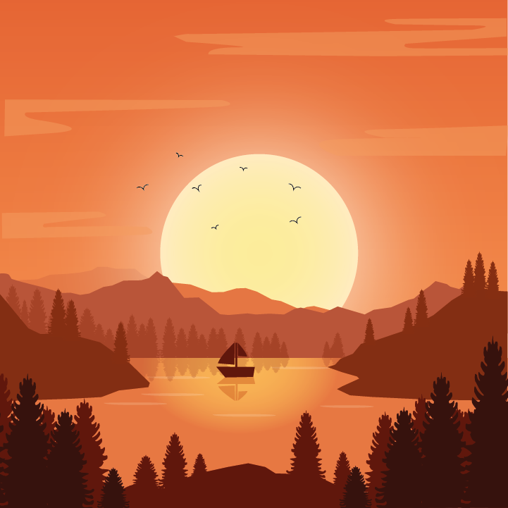 Pfadlandschaft in Illustrator